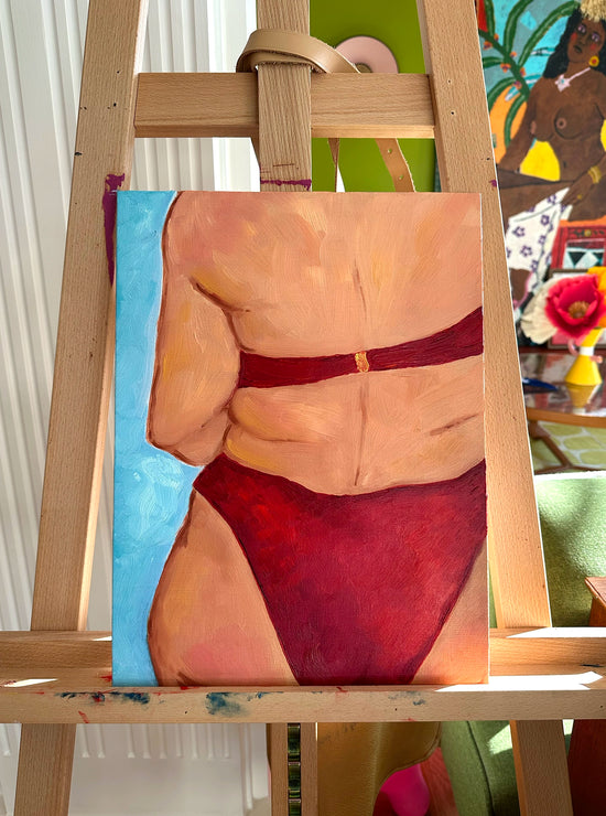 La Baigneuse au Maillot Rouge