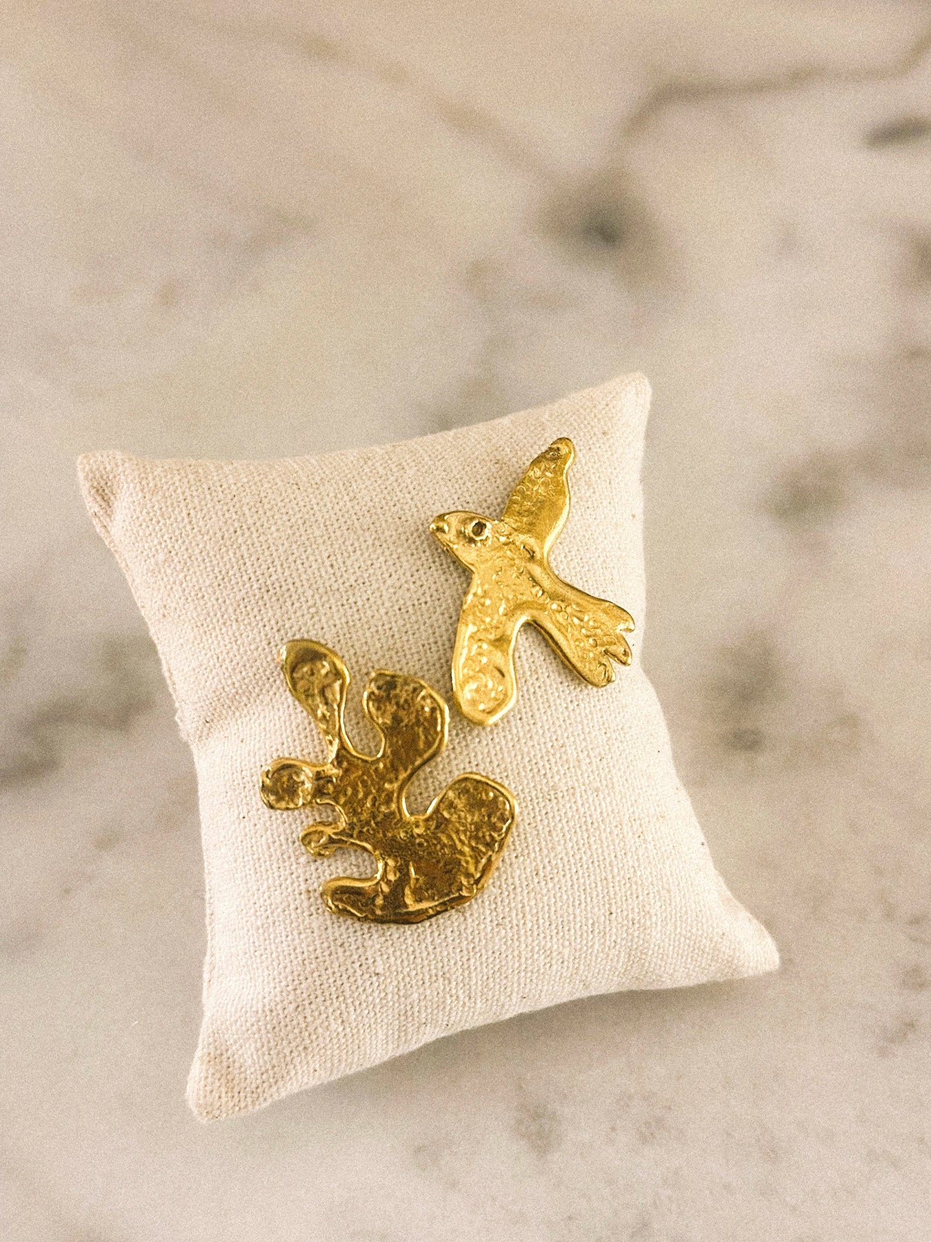 Boucles d’oreilles asymétriques, N°01 • Les "Matisse"