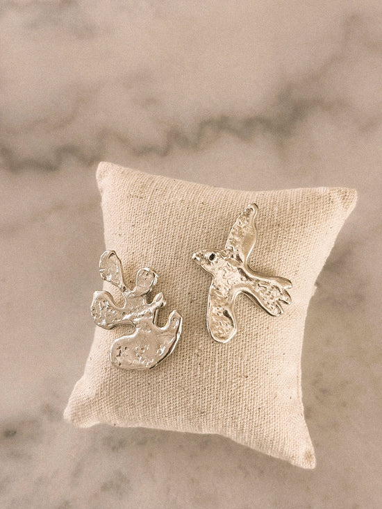 Boucles d’oreilles asymétriques, N°01 • Les "Matisse"