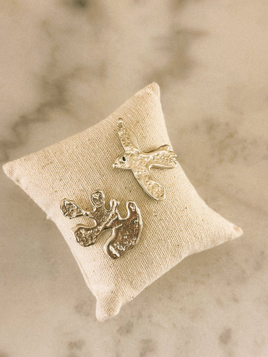 Boucles d’oreilles asymétriques, N°01 • Les "Matisse"
