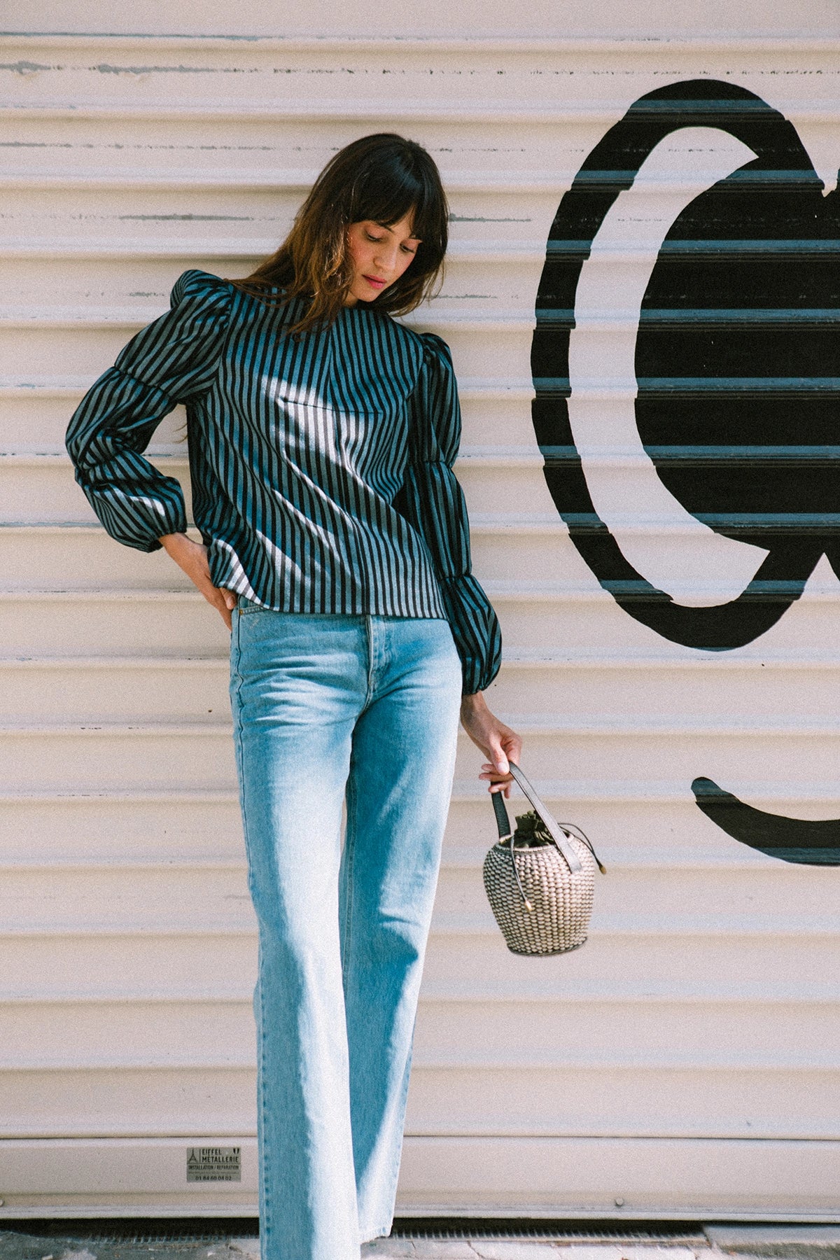 Carlos Silver Blue • The power blouse