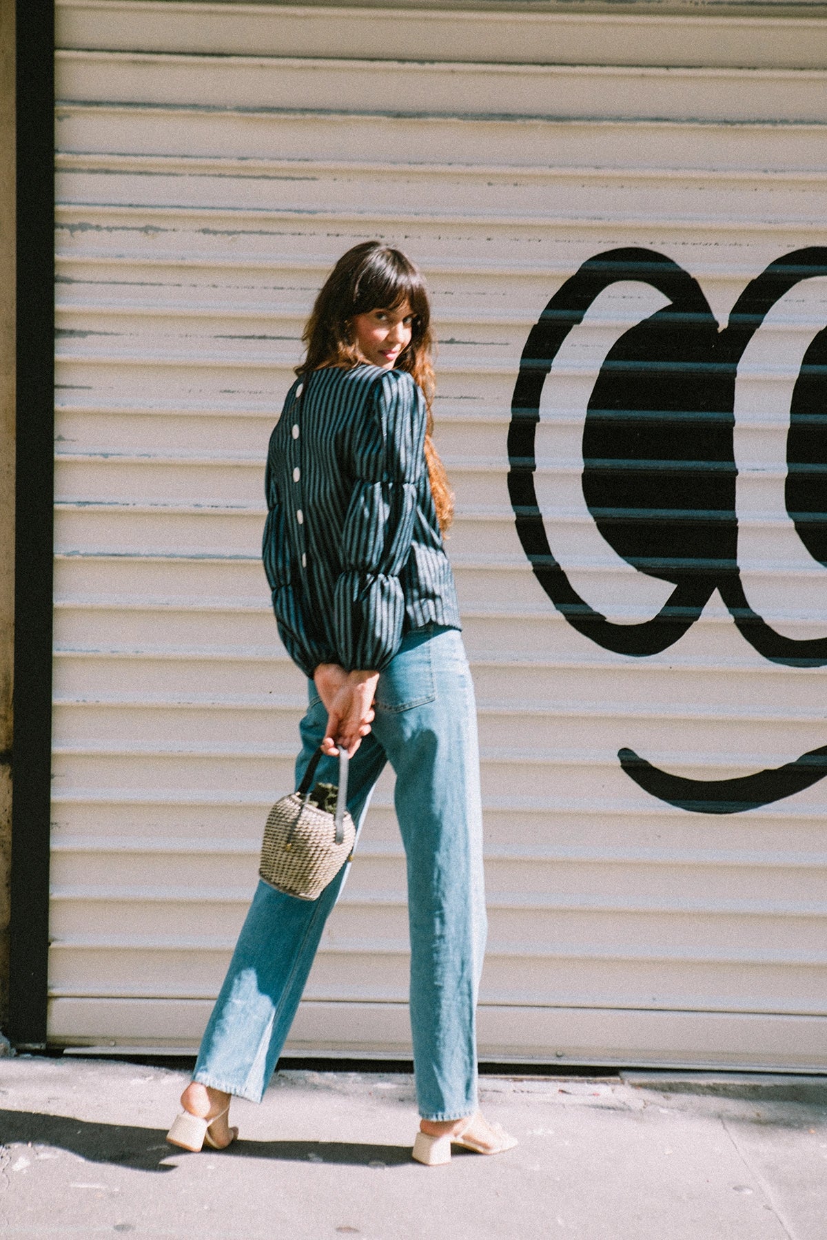 Carlos Silver Blue • The power blouse