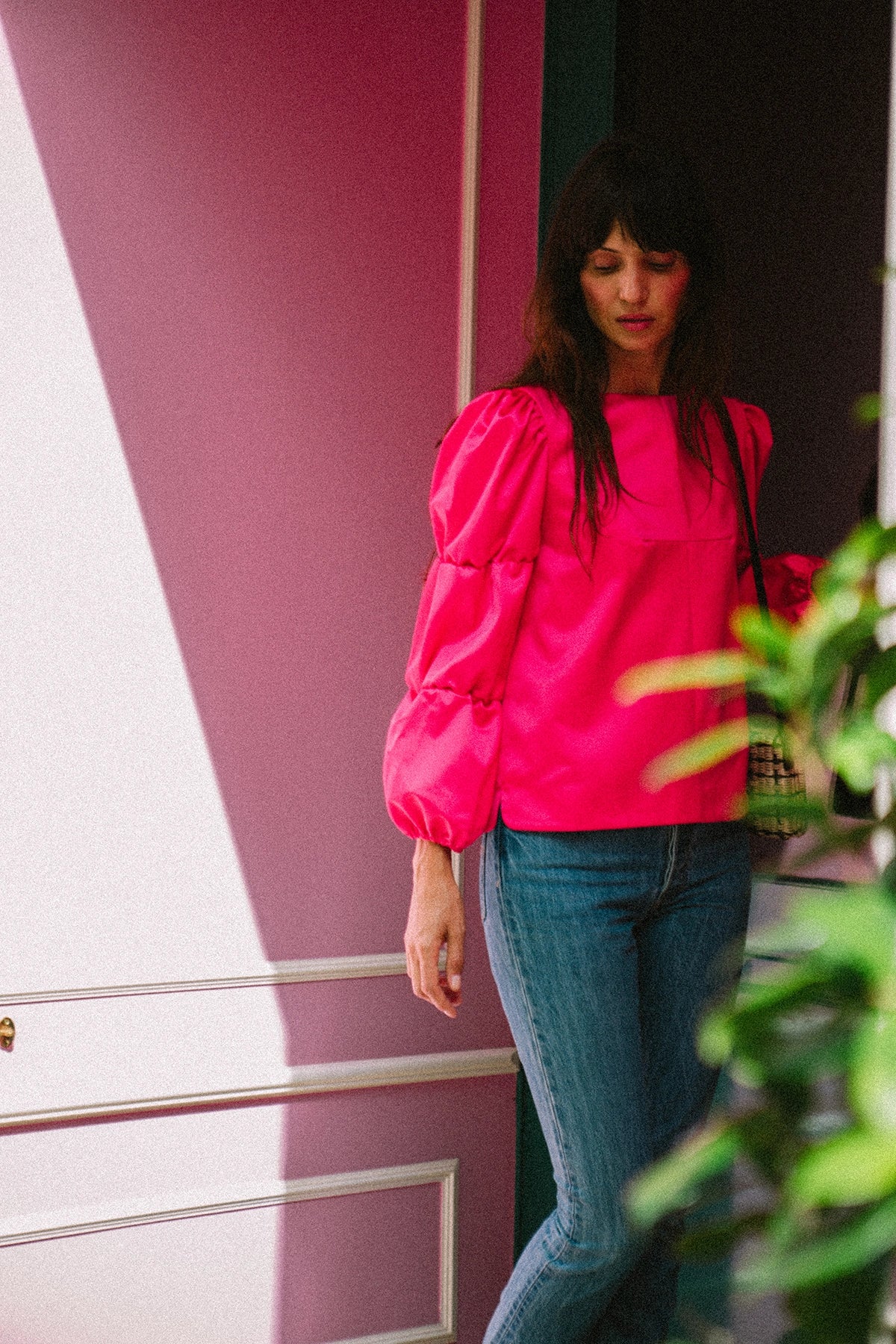 Carlos Fuchsia • La power blouse