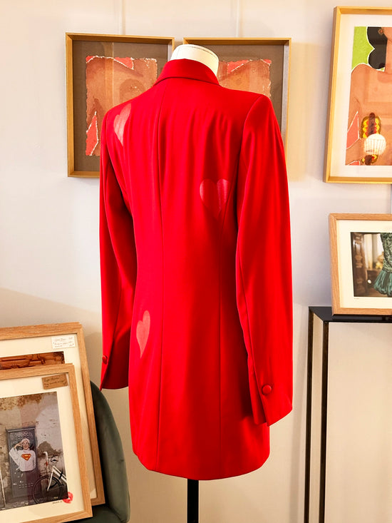 CC N°051 • Ninon, le blazer long rouge passion