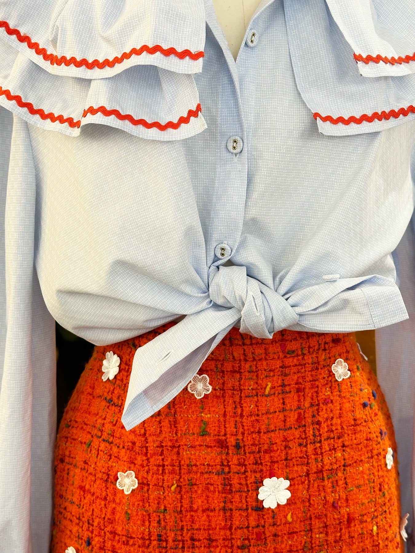 Jane Bleue • La chemise la plus espiègle de Paris