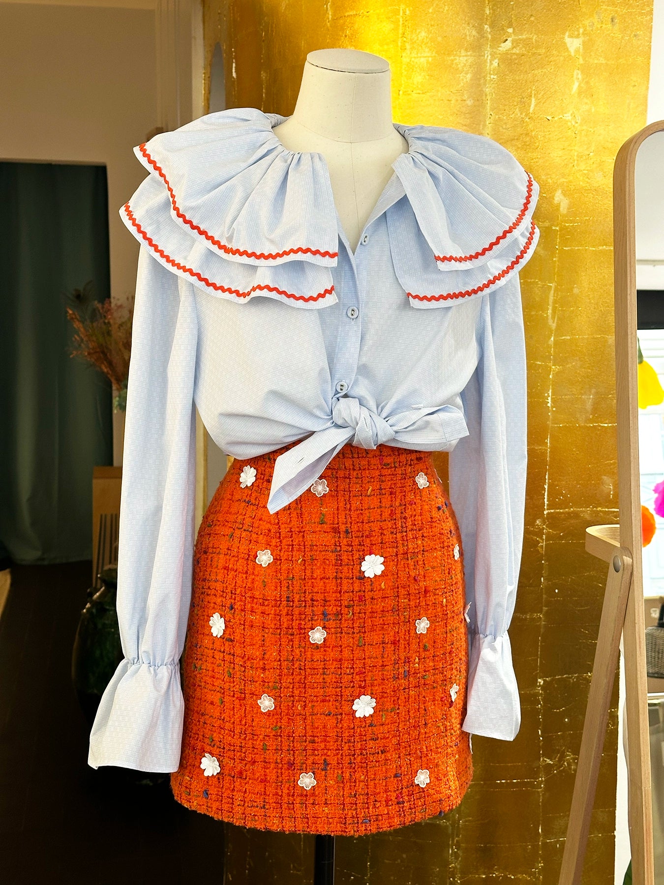 Jane Bleue • La chemise la plus espiègle de Paris