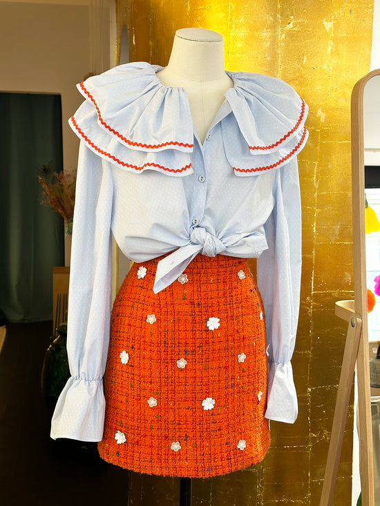 Jane Bleue • La chemise la plus espiègle de Paris