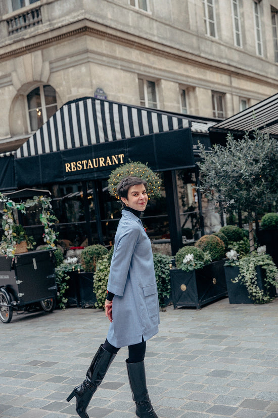 Jackie Blue • The Hot-Couture shirt-dress