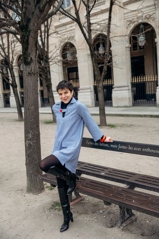 Jackie Blue • The Hot-Couture shirt-dress