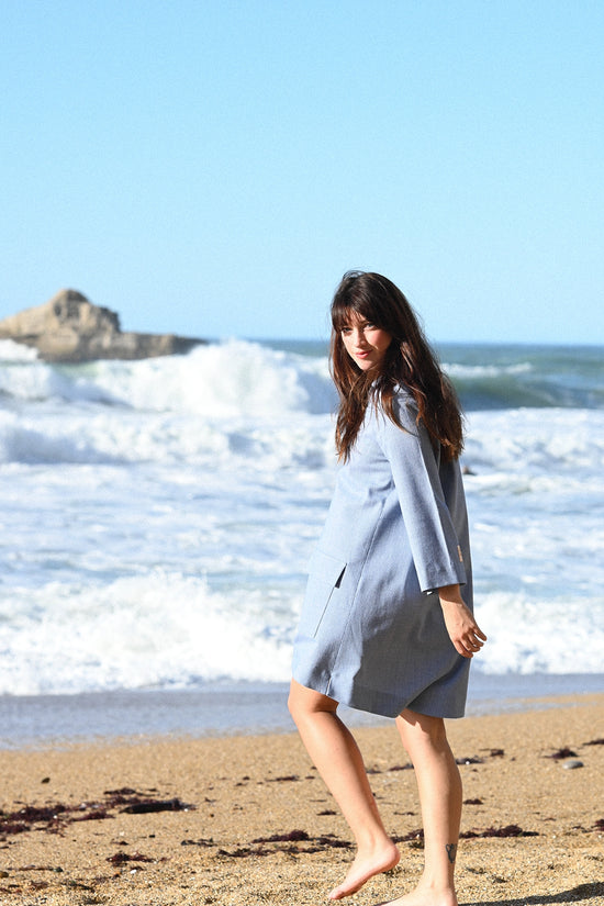 Jackie Blue • The Hot-Couture shirt-dress