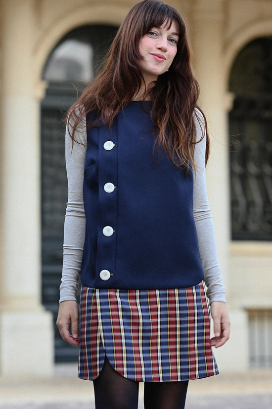 Suzy Carreaux • La robe jupe portefeuille