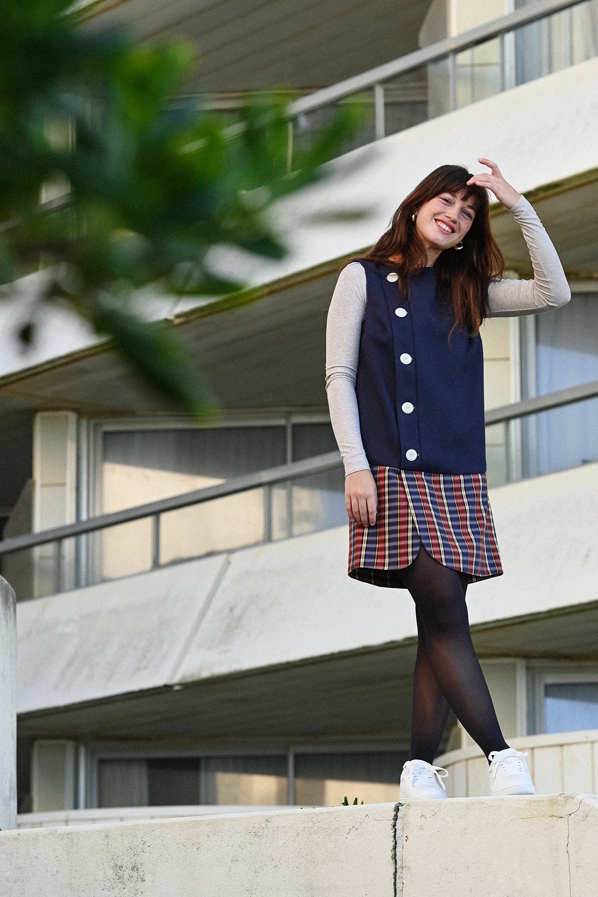 Suzy Carreaux • La robe jupe portefeuille