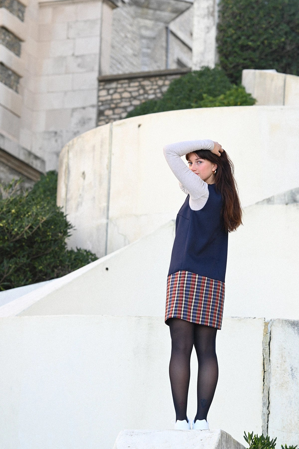 Suzy Carreaux • La robe jupe portefeuille