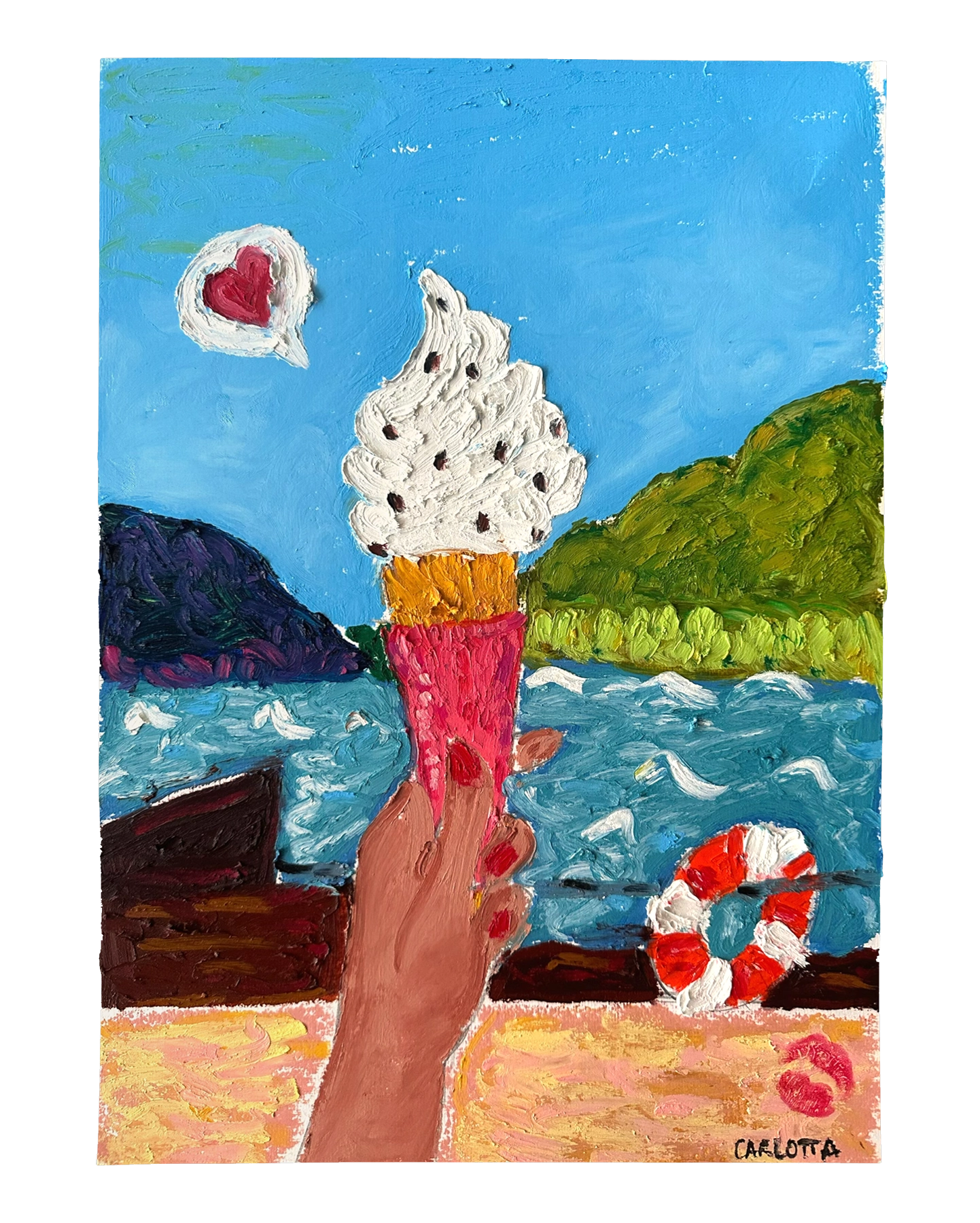 Une Glace À Fontarrabie