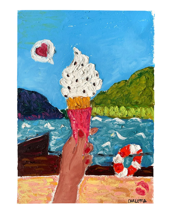 Une Glace À Fontarrabie